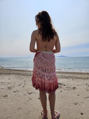 Hibiscus skirt