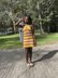 Golden Hour Slip Dress Crochet Pattern | Beginner Summer Dress | Striped Halter Sundress PDF