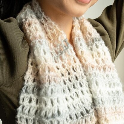 Ravelry: Crochet for a Cause Scarf Kit pattern by Lion Brand Yarn