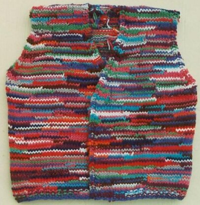 Scrap Yarn Vest