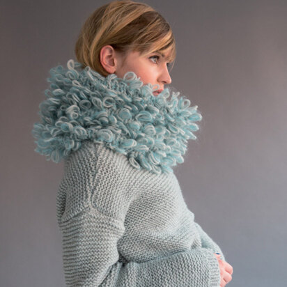 Sweater and Snood in Rico Essentials Alpaca Blend Chunky - 374 - Downloadable PDF