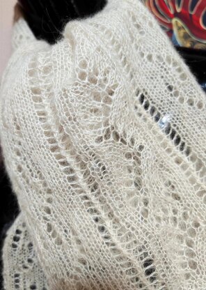 Garden at Nighttime Lace Scarf