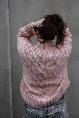 Fishbone chunky sweater