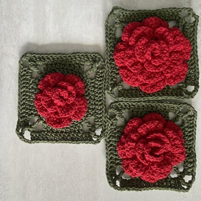 Roses Granny Squares