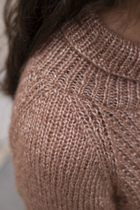 Women's Jumper Lowland in Universal Yarn Rozetti Yarns Merino Mist - Downloadable PDF