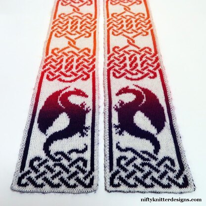 Celtic Dragon Scarf