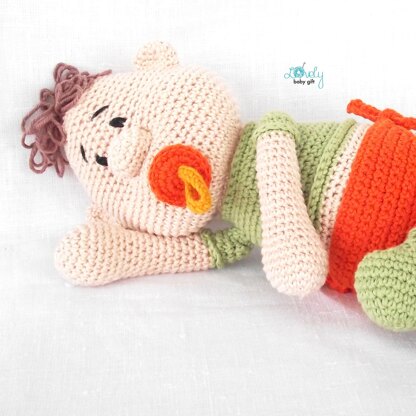 Amigurumi Baby Doll with Pacifier Crochet Pattern