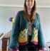 Oversized Honey Comb Cable Cardigan Pattern