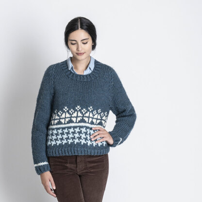 Blue Sky Fibers Swansboro Sweater PDF