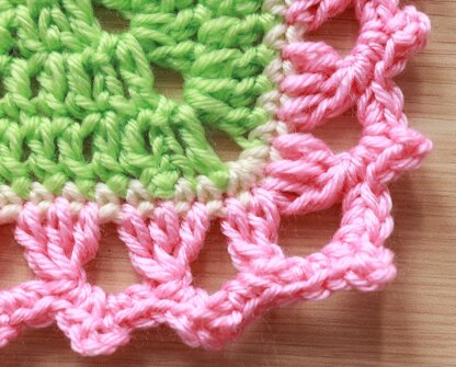 Spring Granny Square Blanket