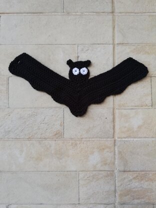 Crochet Halloween Bat applique