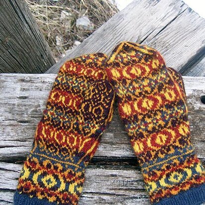 Istanbul Mittens - knitting pattern