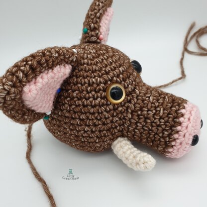Boris the Boar - UK Terminology - Amigurumi