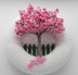 Cherry blossom door wreath or wall decoration - simple and decorative