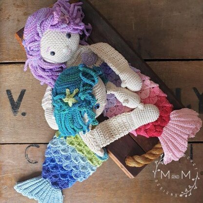 Melly Teddy Ragdoll Shelly and Sandy Mermaid