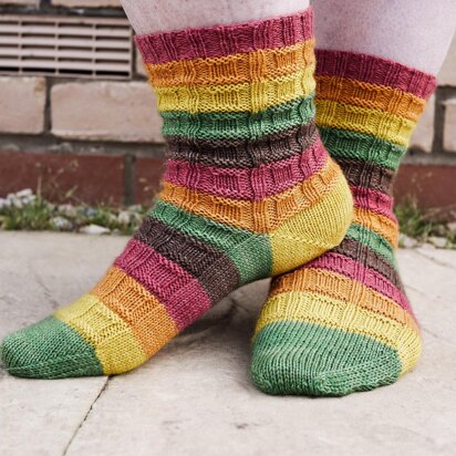 Lines and Squares - knitting pattern