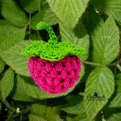 Raspberry with sepal