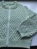 Instructions for knitting a zippered jacket with a patterned pattern Size XXL