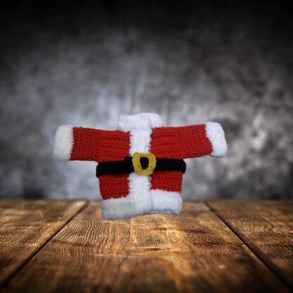 Crochet Santa Suit, Newborn