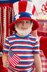 Uncle Sam Hat and Beard in Red Heart Super Saver Economy Solids - LW4751 - Downloadable PDF