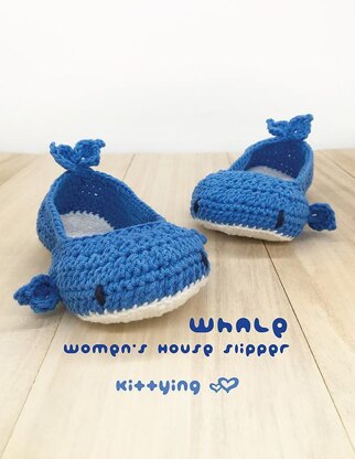 Whale Women's House Slipper