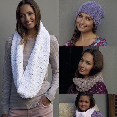 Hats and Scarves in Sirdar Smudge - 7868- Downloadable PDF