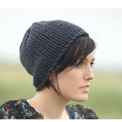 Simple Snug Hat in Rowan Big Wool - D130 - Downloadable PDF