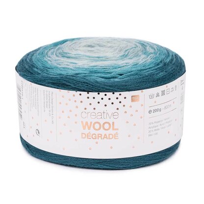 Rico Creativ Wool Dégradé – Gomitolo Di Lana Sfumata 200g – 800 Metri – Colore Polvere