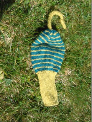 Knitted golf club covers