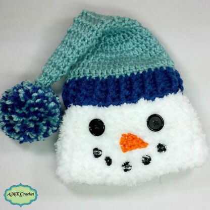 10 Felt Snowman Half-a-Hat