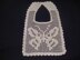 Filet Crochet Bib - Butterfly