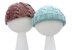 Easy Baby Cabled Hats