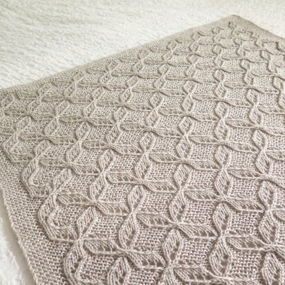 Mariele's Cable Lace Blanket