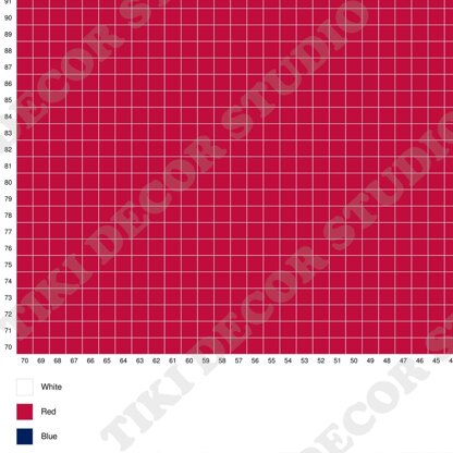 Texas State Flag Blanket C2C CROCHET PATTERN