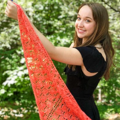 Grotto Shawlette - knitting pattern