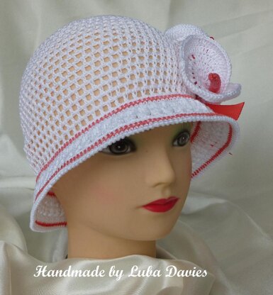 Crochet Baby Cloche Beanie Callas