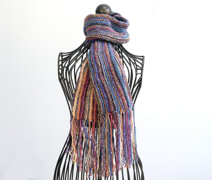 Multi-color Winter Hat and Scarf