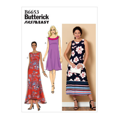 Butterick Misses' Dress B6653 - Sewing Pattern