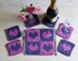 Heart Coasters and Table Mat