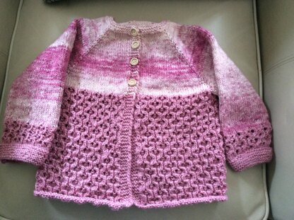 Summer berry cardi