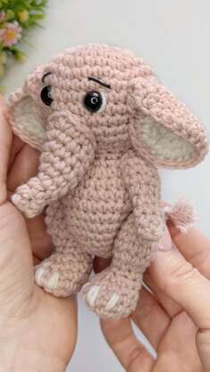 Crochet Elephant Amigurumi Pattern