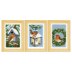 Vervaco Robins In Winter Set Of 3 Cross Stitch Kit - 8 x 12 cm