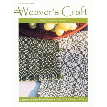 Weavers Craft Weaver's Craft Magazine - 11 Complimentary Plain Weave (11)