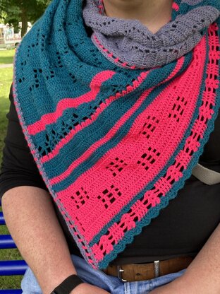 A Traveller's Dye-ry Shawl