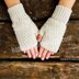 Bird Tracks Fingerless Gloves & Cowl