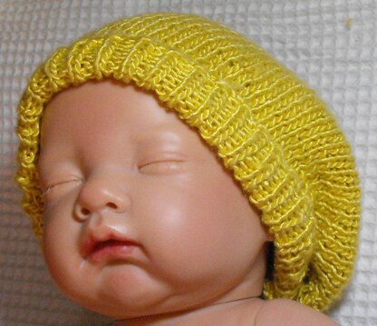 Baby Silk Slouch Knitting Pattern - Madmonkeyknits