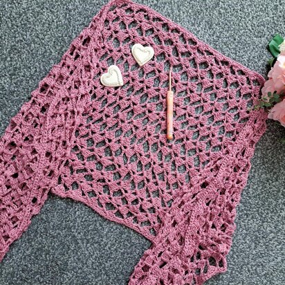 Crochet Esther Prayer Shawl/Wrap Pattern