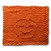Oct: Jack-o'-Lantern Washcloth