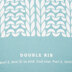 Debbie Bliss Double Rib Stitch Tea Towel