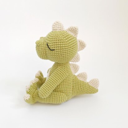 Crochet dinosaur amigurumi pattern toy